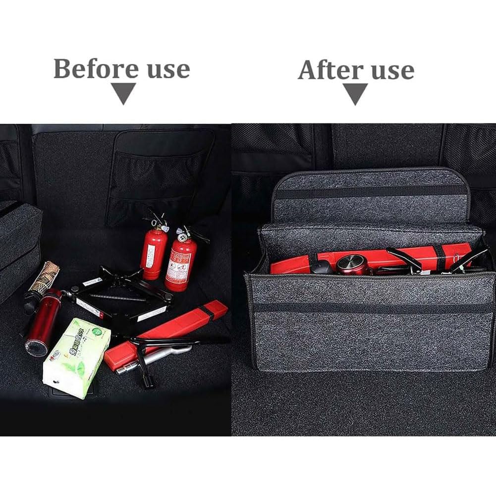 Organizzatore Bagagliaio Auto per Defender/Freelander/Discovery 1 2 3 4 5, Pieghevole Borse Grande capacità Tronco Organizer De Scatola Stoccaggio Accessori,D