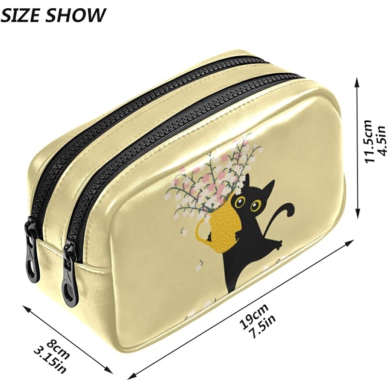 事務用品 日本製 Soresore ソレソレ ペンケース 大容量 黒猫 花柄 イエロー 黄色 可愛い ねこ 猫柄 化粧ポーチ 大きい おしゃれ 筆箱 高校生 中学生 女子 Puレザー ペンポーチ ポーチ ふでばこ 女の子 文房具 文具 筆入れ プレゼント 贈り物 ギフト Rgm4zf21pc