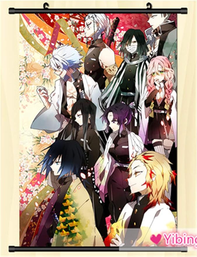 Amazon Co Jp 鬼滅の刃 ポスター 掛け絵 壁画 壁紙 張り紙 漫画 コスプレ 冨岡義勇 胡蝶しのぶ 錆兎 Diy 工具 ガーデン