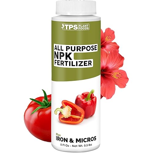All Purpose NPK Fertilizer – Complete Liquid Plant Food for Balanced Nutrition, Vigorous Growth & Strong Root Development, 8 oz
