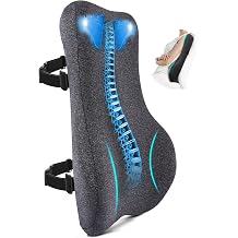 Lumbar Support Pillow for Office Chair, Back Cushion for Full Back Support