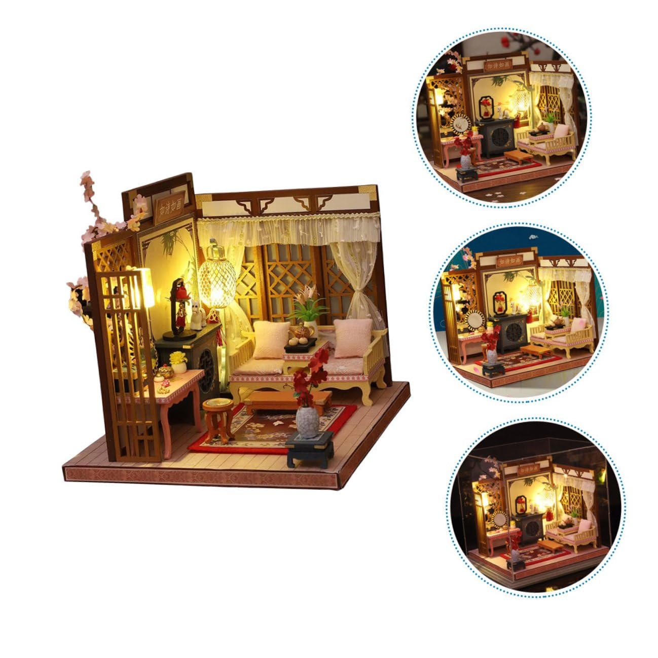 Casa in Miniatura Kit per Casa Decorativa Fai da Te Resistente all Usura Materiale di Buona Qualità