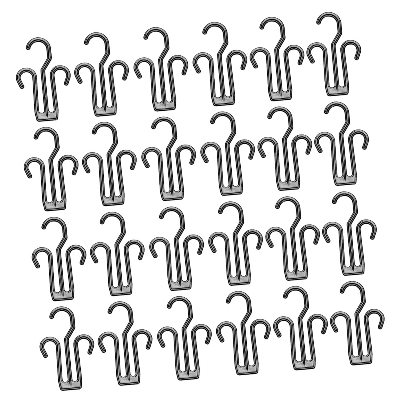 Perchas Plásticas para Colgar Zapatos, Juego de 24 Piezas, Soporte para Secar Zapatillas y Ordenar Calzado en Espacios Reducidos