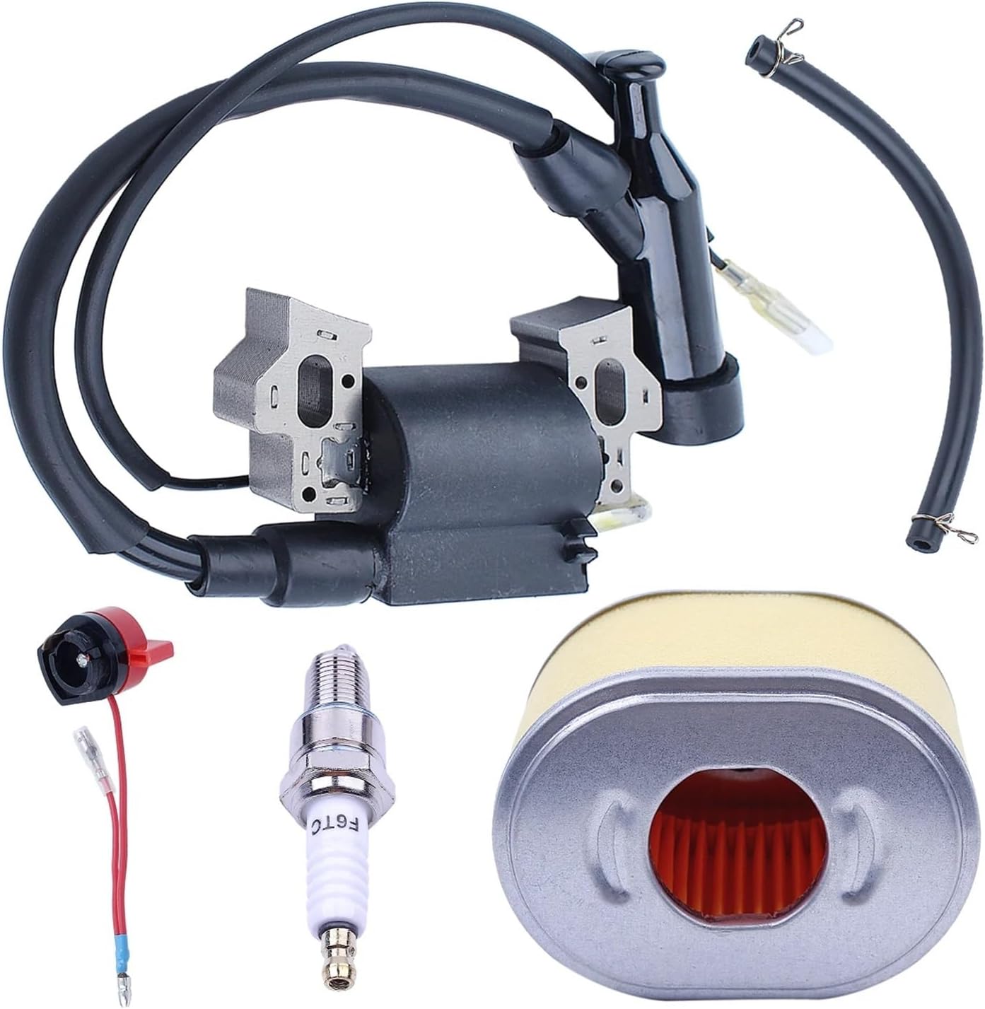 Ignition Coil Spark Plug Filter On Off Engine Stop Switch Line for GX120 GX160 Engine Generator Mower Motor