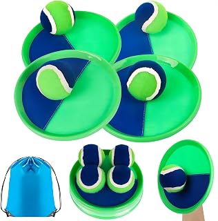 Toss and Catch Ball Set Kids - Lawn Games Beach Games Beach Toys Pool Outdoor for Ages 3 4 5 6 7 8 9 10 Years Old Boy Girl Toys, Playground Sets for Toddlers/Kids/Family