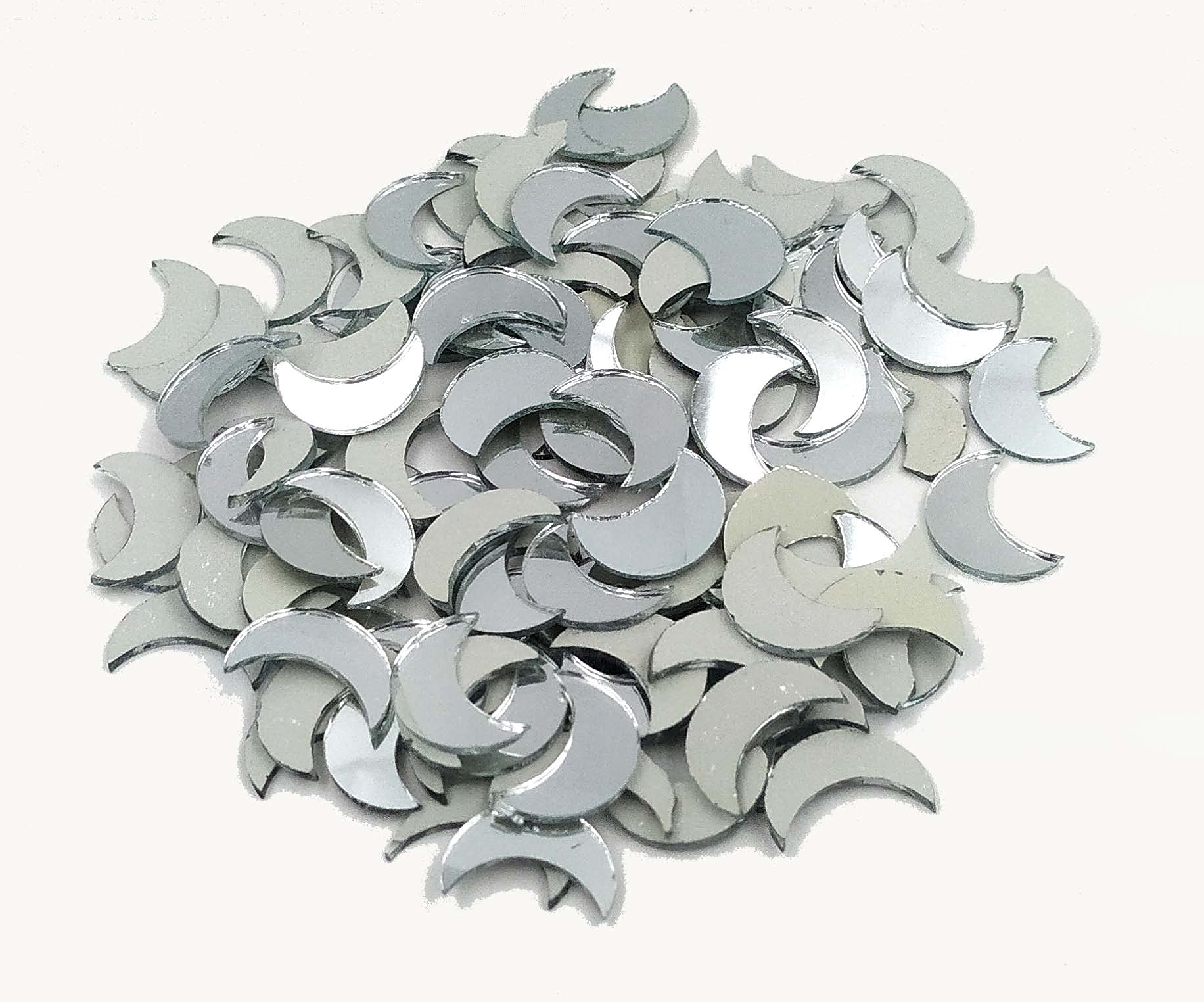 CLOUDED HOBBIES Moon Glass MIRRIOR for Craft, DÉCOR & Embroidery (21MM)