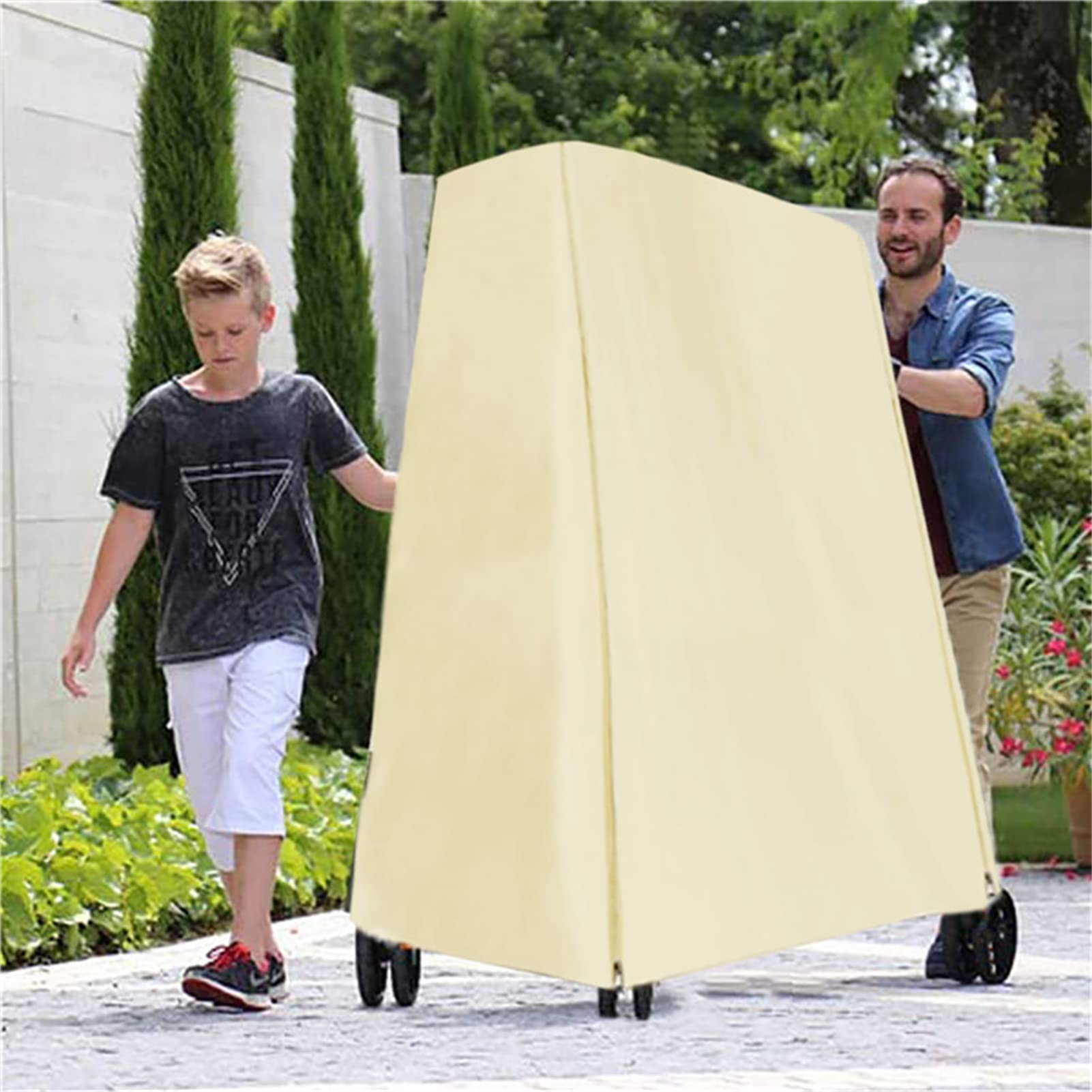 Copertura Per Tavolo Da Ping Pong YALYAYA | Impermeabile Oxford 600D | UV Resistente | 165x70x185 Cm