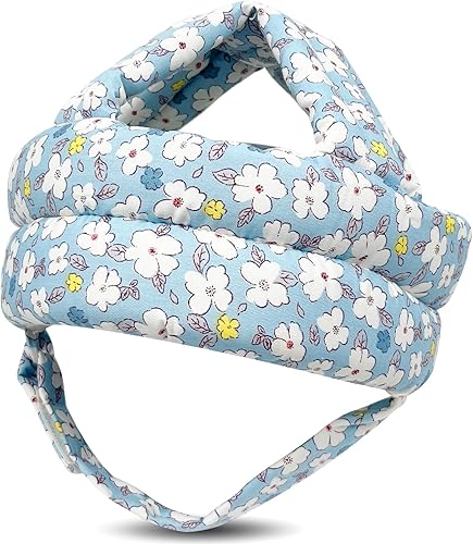 Protector de cabeza de bebé para gatear caminando, casco de bebé ajustable sin golpes y cojín suave, gorra de seguridad infantil para niños que