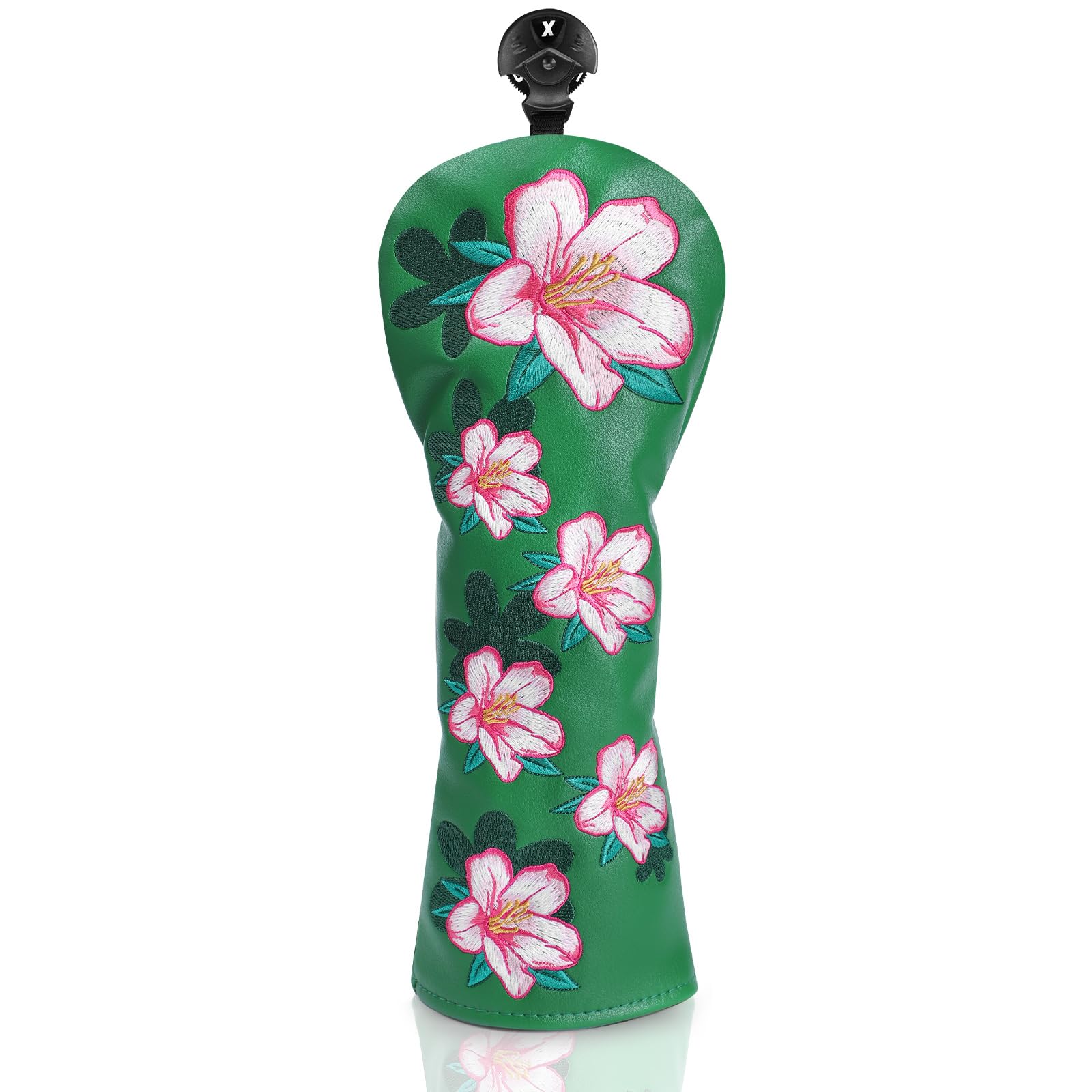 Golf Club Head Covers for Driver Covers, Fairway Wood Cover, Hybrid Head Cover, Funny Premium Leather Azalea Golf Headcovers Fits Most of Golf Club Cover (for Fairway(1pcs))
