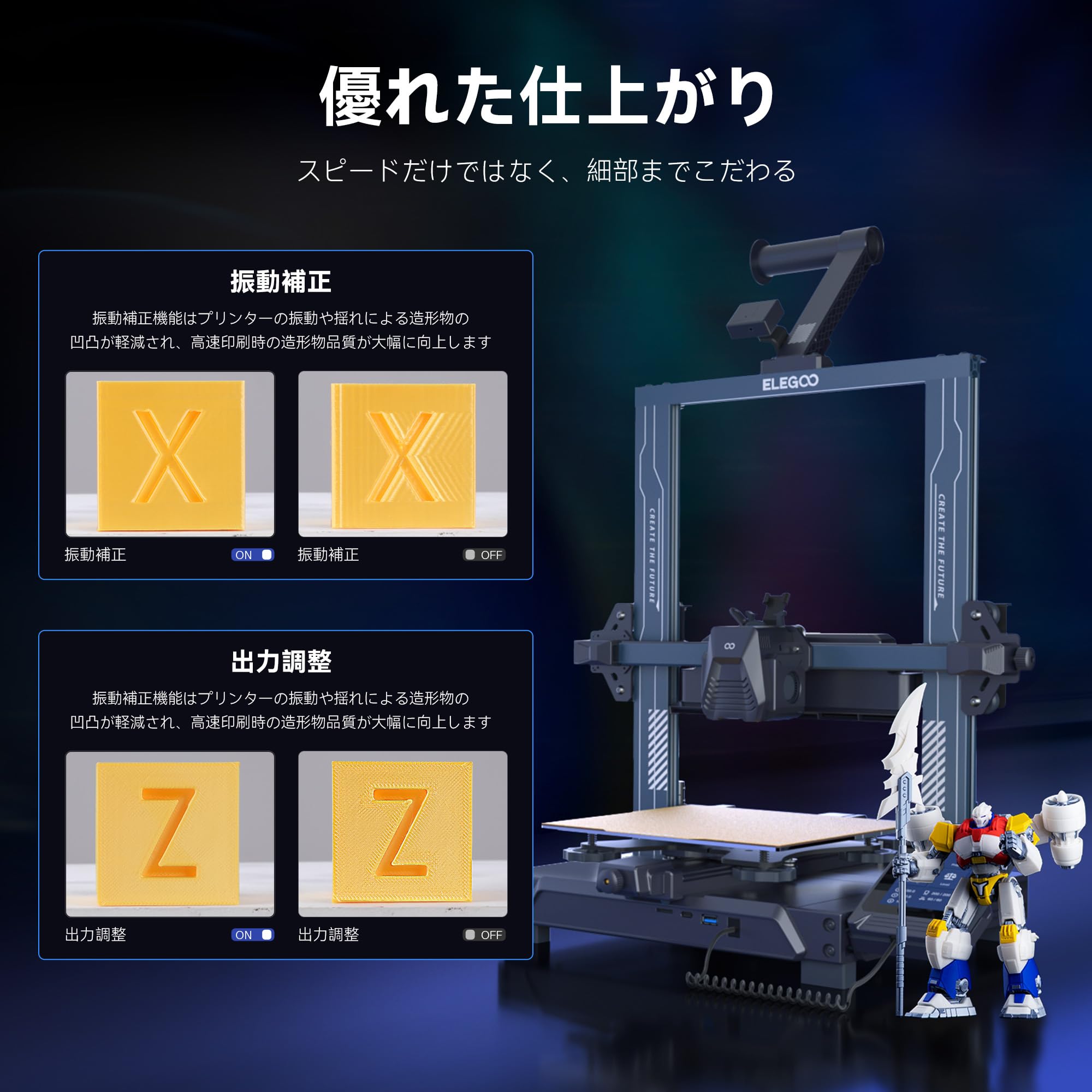 Amazon | ELEGOO Neptune 4 Pro 3D プリンター Klipper ファームウェア 