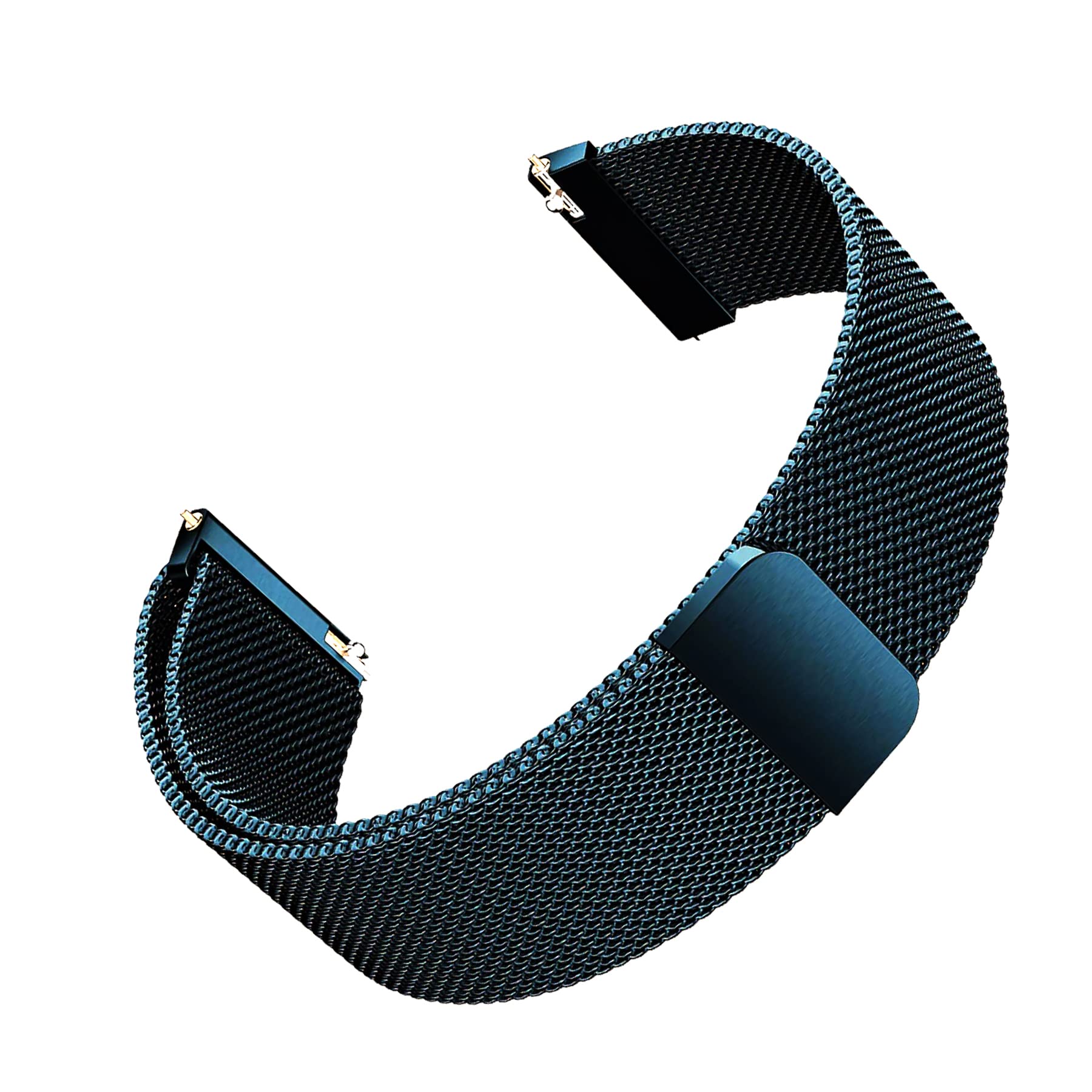 YODI Luxury Metal Magnetic Chain Replacement Watch Strap Band Compatible with Noise Colorfit Caliber Smart Watch (Watch NOT Included) (Blue)