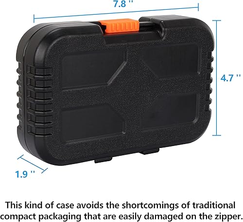 Miniatura 7 de Raiseek Elite Version Pistol Cleaning Kit 9mm.357.22.45.40 Caliber Gun Cleaning Kit and Handgun Cleaning Kit Portable Brass Brush with Case