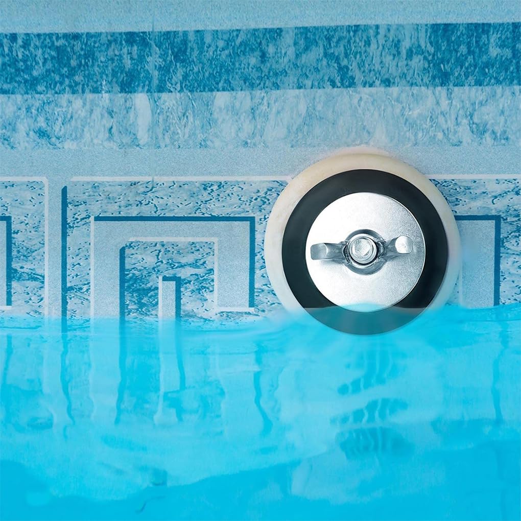Bouchons de piscine d'hiver avec boulons métalliques, pour la prévention des dommages causés par le gel, bouchon d'écumoire d'hivernage de piscine en caoutchouc, 2 paquets/lot