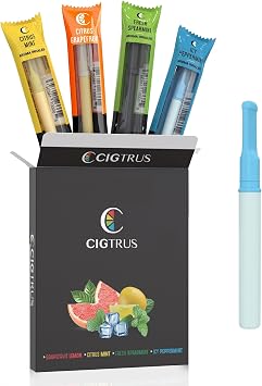 Cigtrus Tobacco-Free, Nicotine-Free Smokeless Air Inhaler - Non-Electric | Oral Fixation Relief Aid | Habit Replacing Breathing Stick Multi Colour
