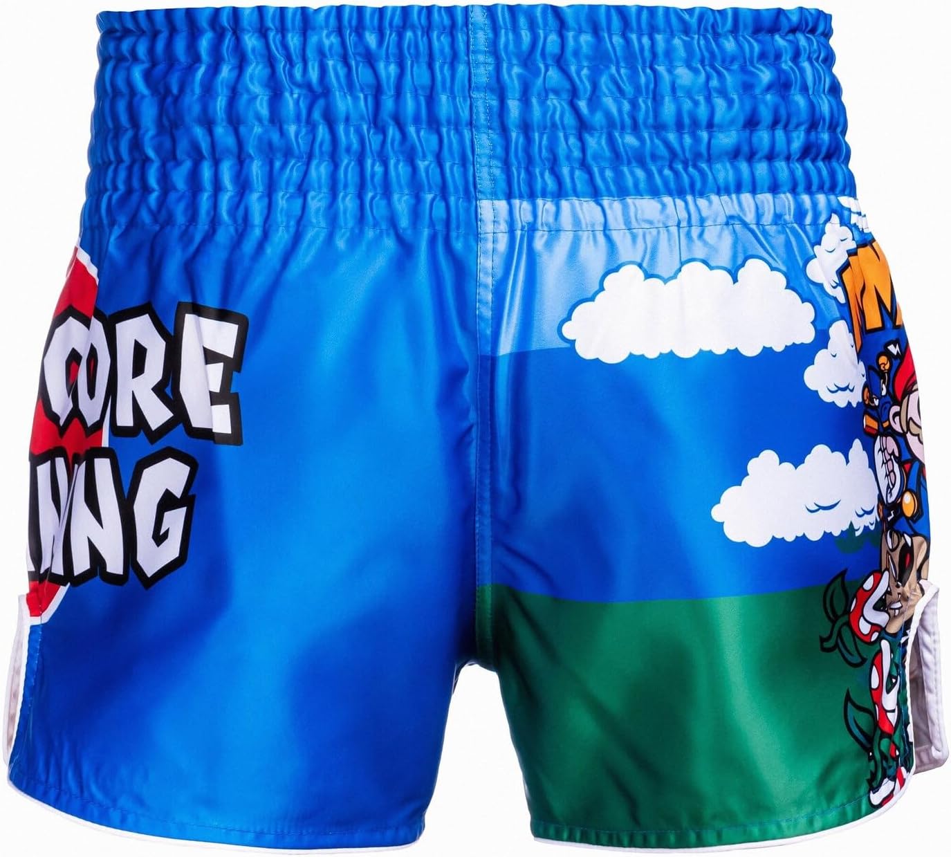 Hardcore Training Muay Thai Men Shorts Japanese Cortoon Kick Boxing MMA Combat Trunks Cage Fightm Sport Sparring