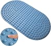 Non Slip Bath Mat for Tub Kids,Silicone Bathtub Mat for Baby,27 x 15 Inches Toddler Shower Mat,Machine Washable,Push Pop Bubbles