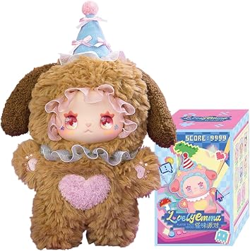 CALEMBOU Plush Blind Box, Kawaii Emma Flavor Twist Series Stuffed Blind Box Doll, Kawaii Mystery Vinyl Plush Toys Collectible for Birthday Gift