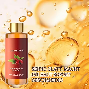 Glow Remedy Oil Magical Luxury Body Oil Massage Oil Tightens and Lifts Saggy Skin Reduces Fine Lines Life Lifting Body Oil Tightens and Lifts Saggy Skin for All Skin Types 100 ml