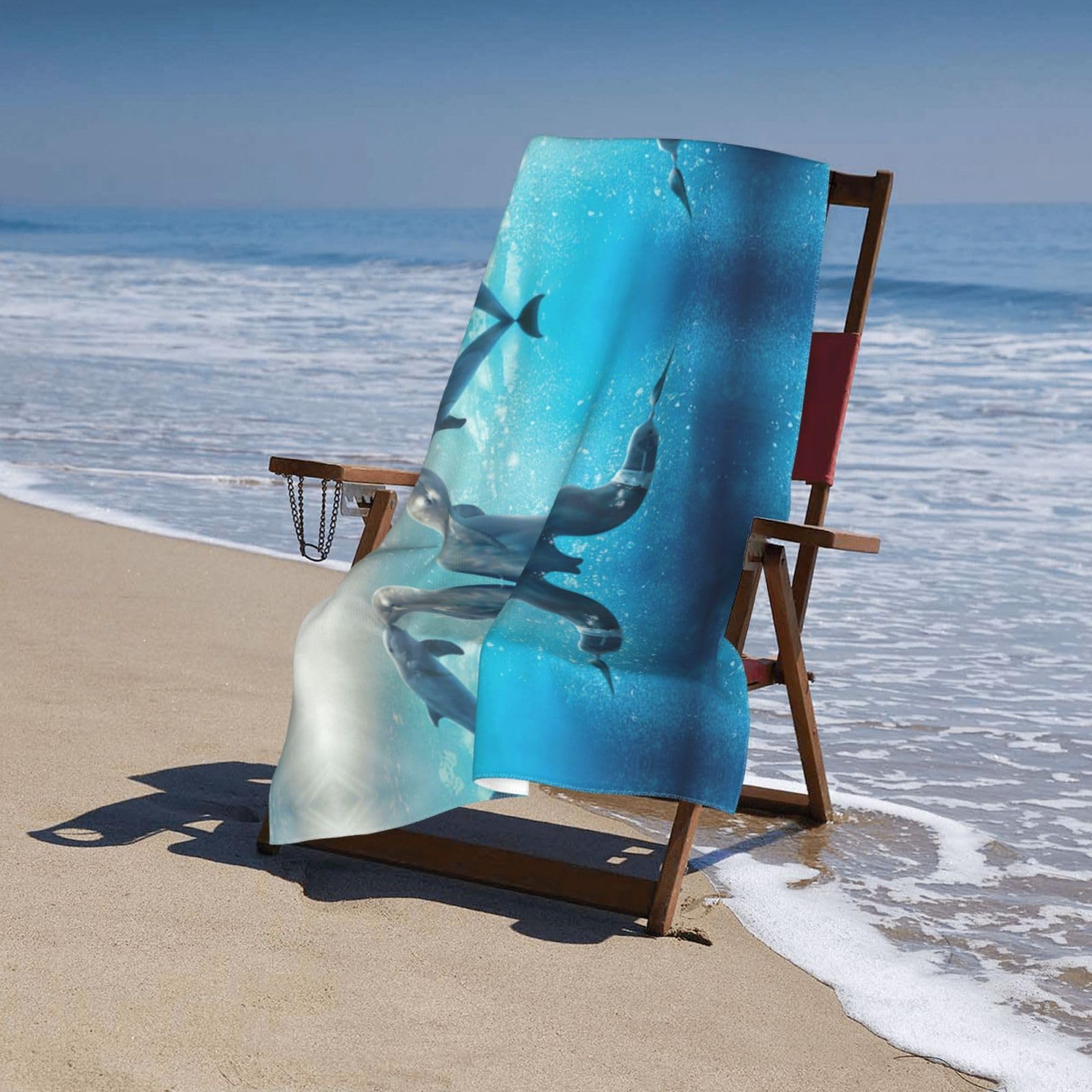 BUULOO Serviette De Bain En Microfibre à Séchage Rapide, 80 × 130 Cm, Serviette De Bain Super Softbeach Pour Sauna, Plage, Idée Cadeau, Hommes Et Femmes