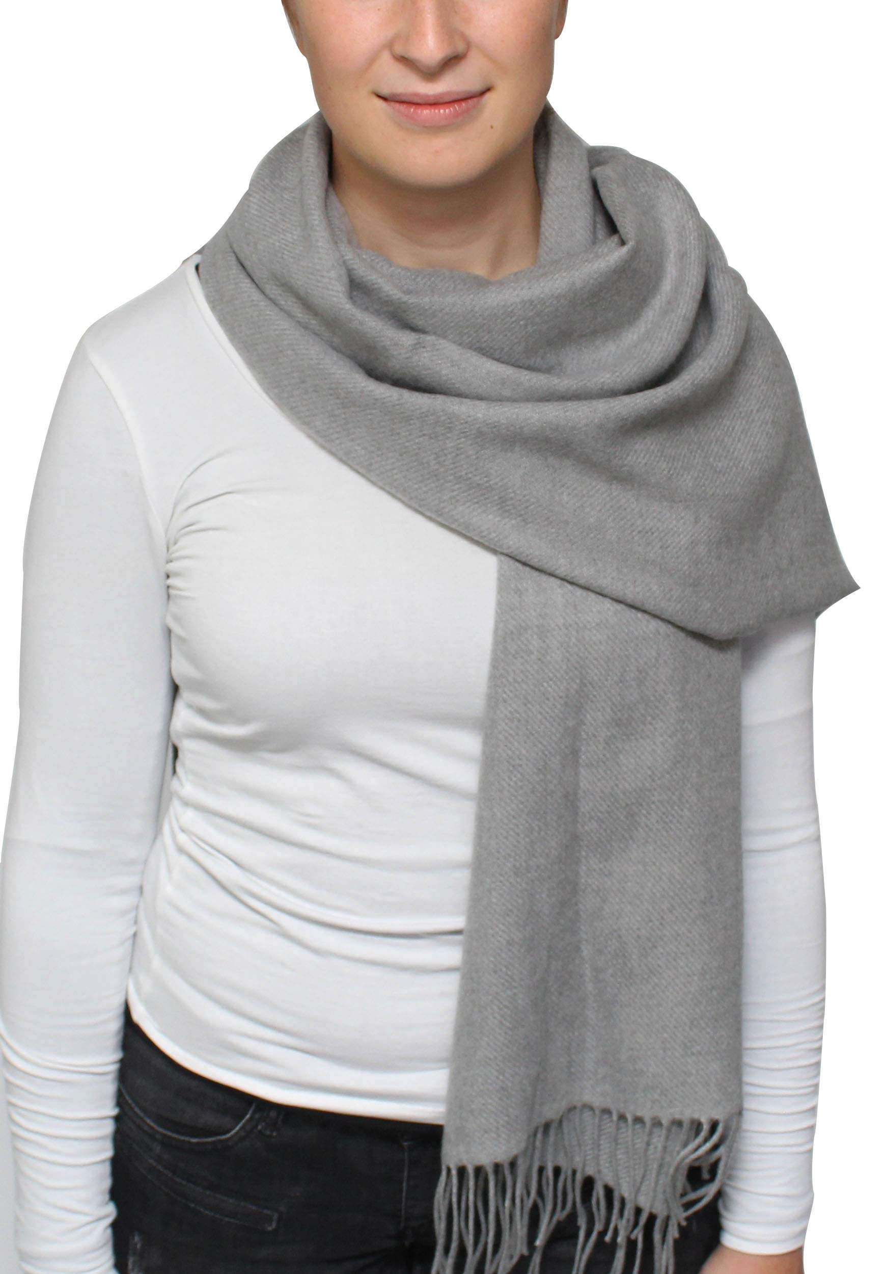 Giorgio Rimaldi Sciarpa XXL Unisex 60x200 Cm - Invernale Calda E Morbida In Acrilico, Da Indossare Come Stola O Sciarpa A Tubo, Colori Unita - 4