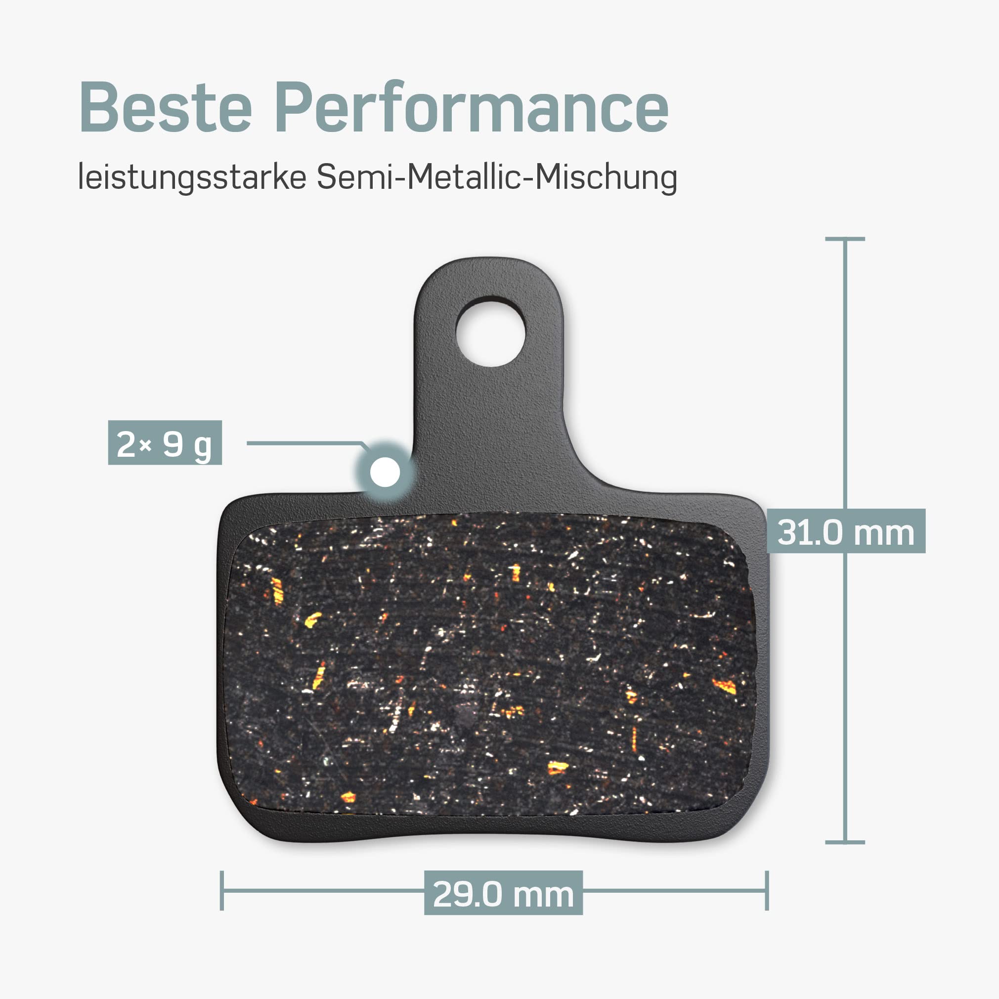 Be In Your Mind Bremsbeläge Für SRAM Level T/TL – Halbmetallisch, Leise & Langlebig