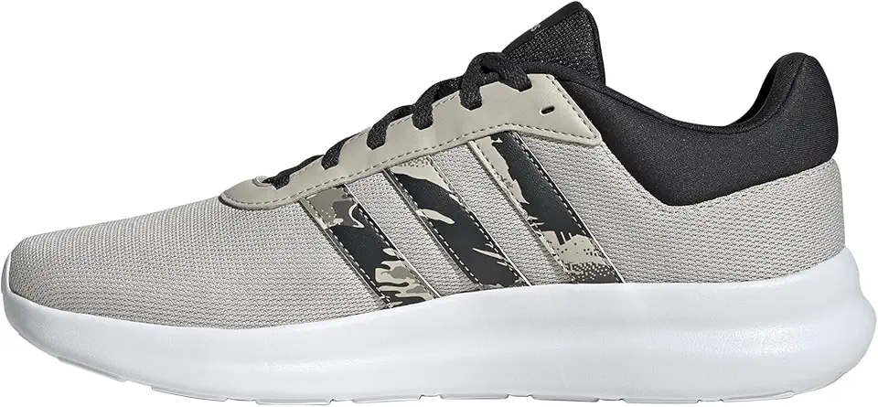 adidas Lite Racer 4.0 Shoes, Zapatillas Hombre, EU, Wonder Alumina Silver Pebble Carbon, 46 EU