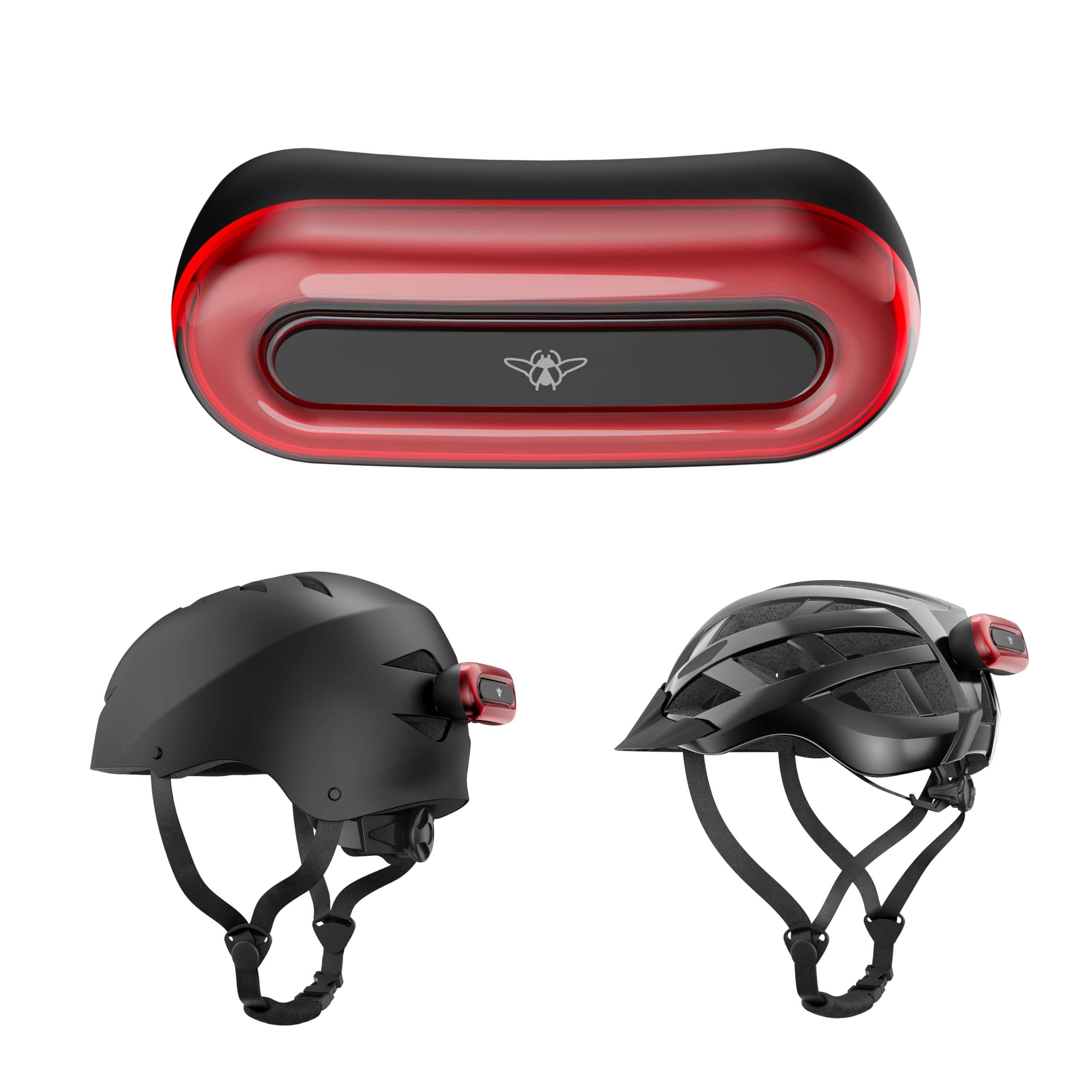 CASR Halo Led, Système Led pour casques de mobilité, Grande visibilité, Large autonomie, Universel, Améliore la visibilité de nuit, Grande autonomie, Recharge via USB-C