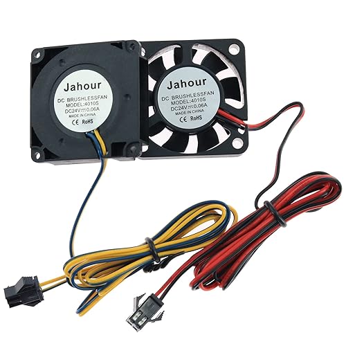 Miniatura 9 de Ender 5 Ventilador de refrigeración axial - 40x40x10MM, 24V con conducto de ventilador de enfriamiento activo para impresora 3D Ender-5