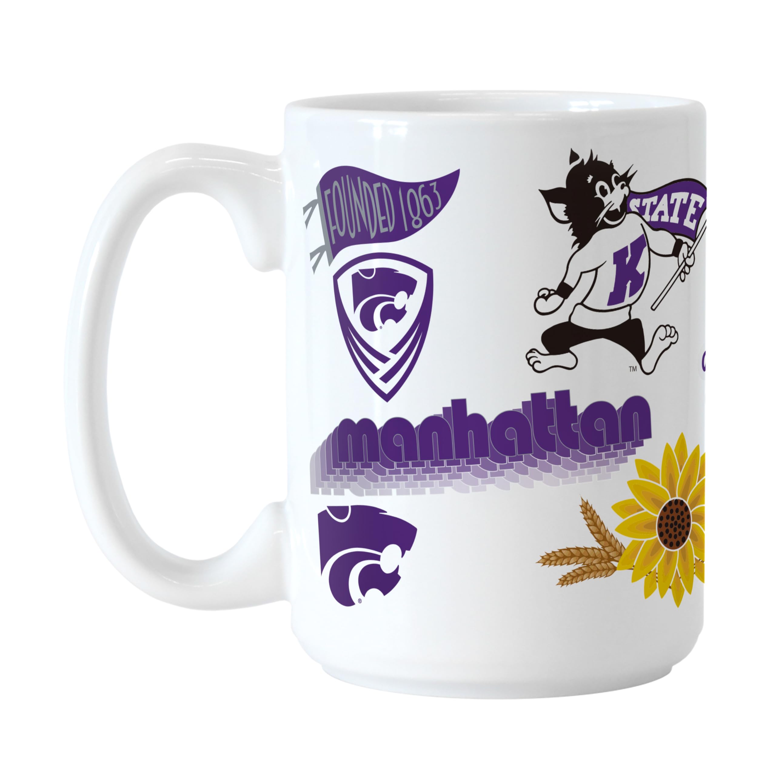 Logo Brands 20 oz Powder Coat Tumbler- Insulated Tumbler with Lid for Water, Iced Tea or Coffee, Smoothie and More