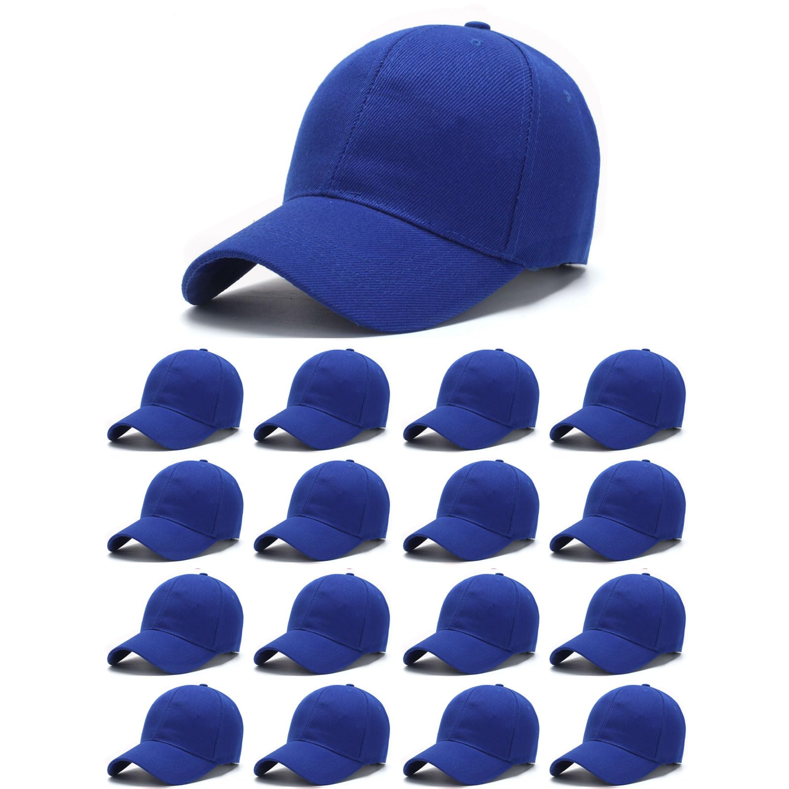 Trucker-Mütze, verstellbare Gorras, blanko, Baseballkappe für Trucker, Großhandel, Unisex, Ballkappe für Damen und Herren, 16 Stück