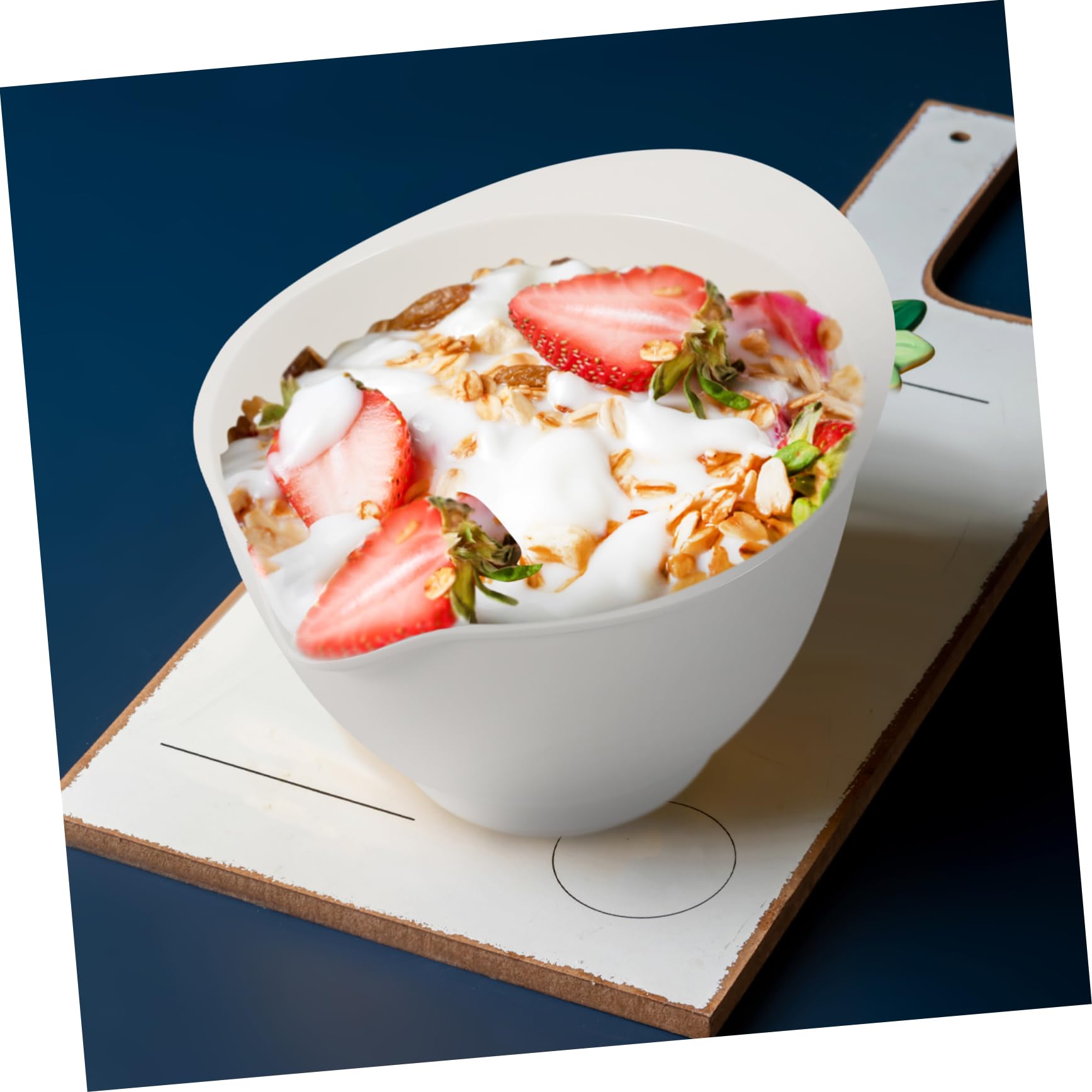 MAGICLULU 1pieza Tazón De Multifuncional Para Hornear y Servir Tazón De Ensalada y Huevos Color Para Cocina y Comidas Diarias