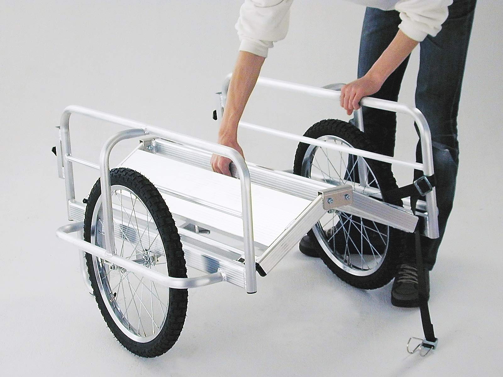 Amazon.co.jp: 本宏製作所 アルミ製 折りたたみリヤカー OR-10 : 産業 