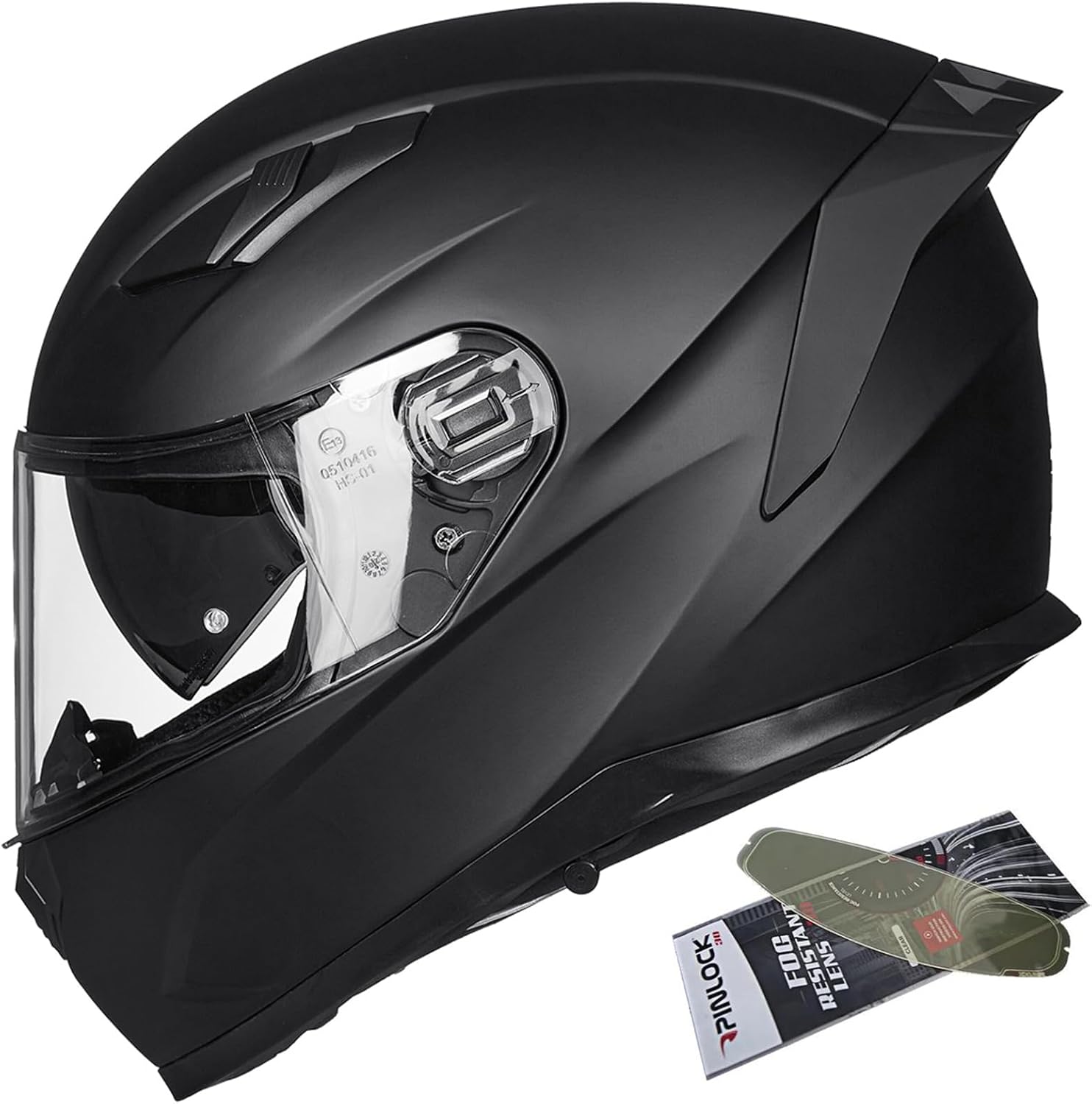 ILM Motorcycle Helmets Full Face with Anti-Fog Pinlock for Cascos para Motos Snowmobile Mens Women Heated Shield Compatible DOT Model 129
