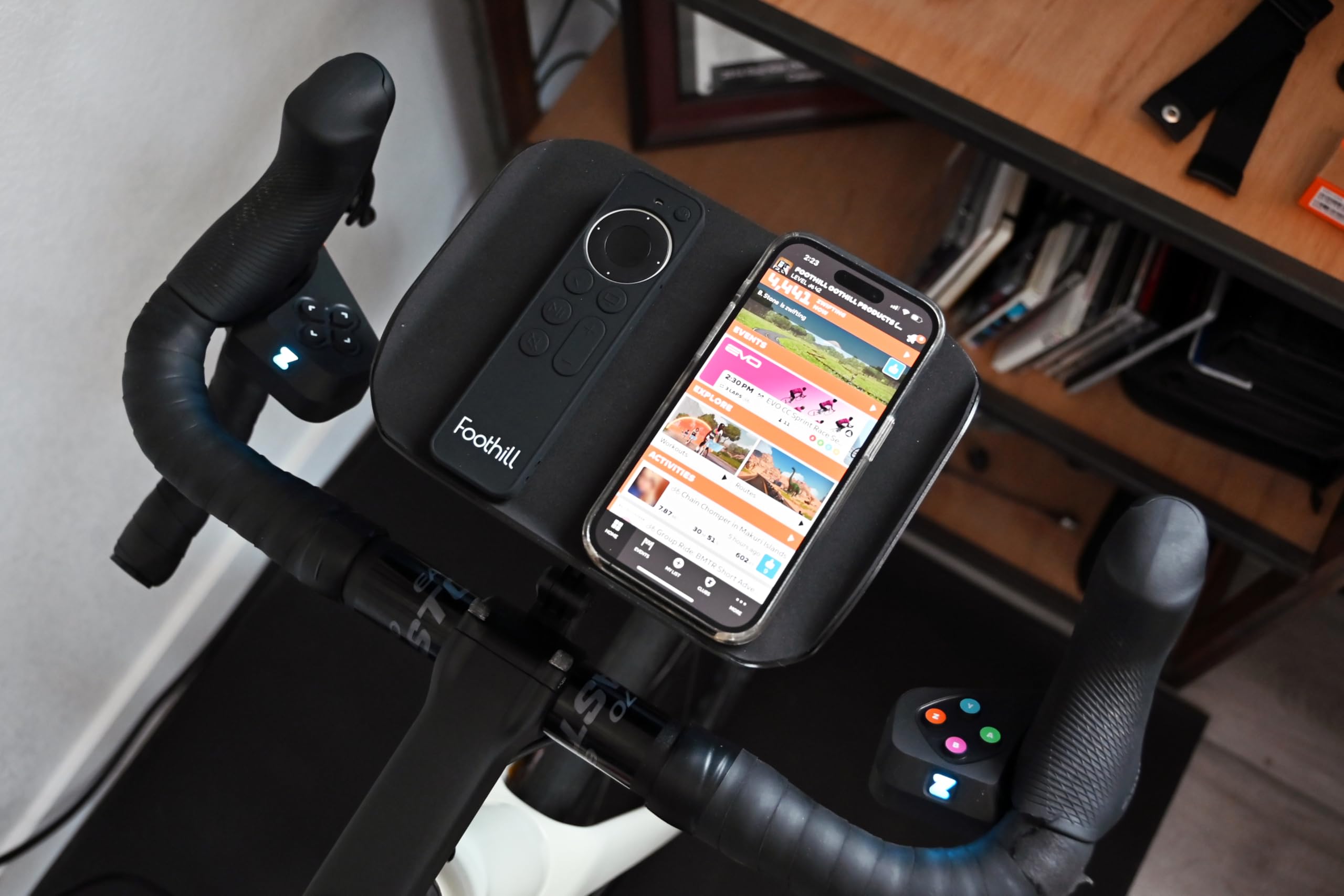 Trainer Tray – Indoor Cycling Tray for Garmin/Wahoo