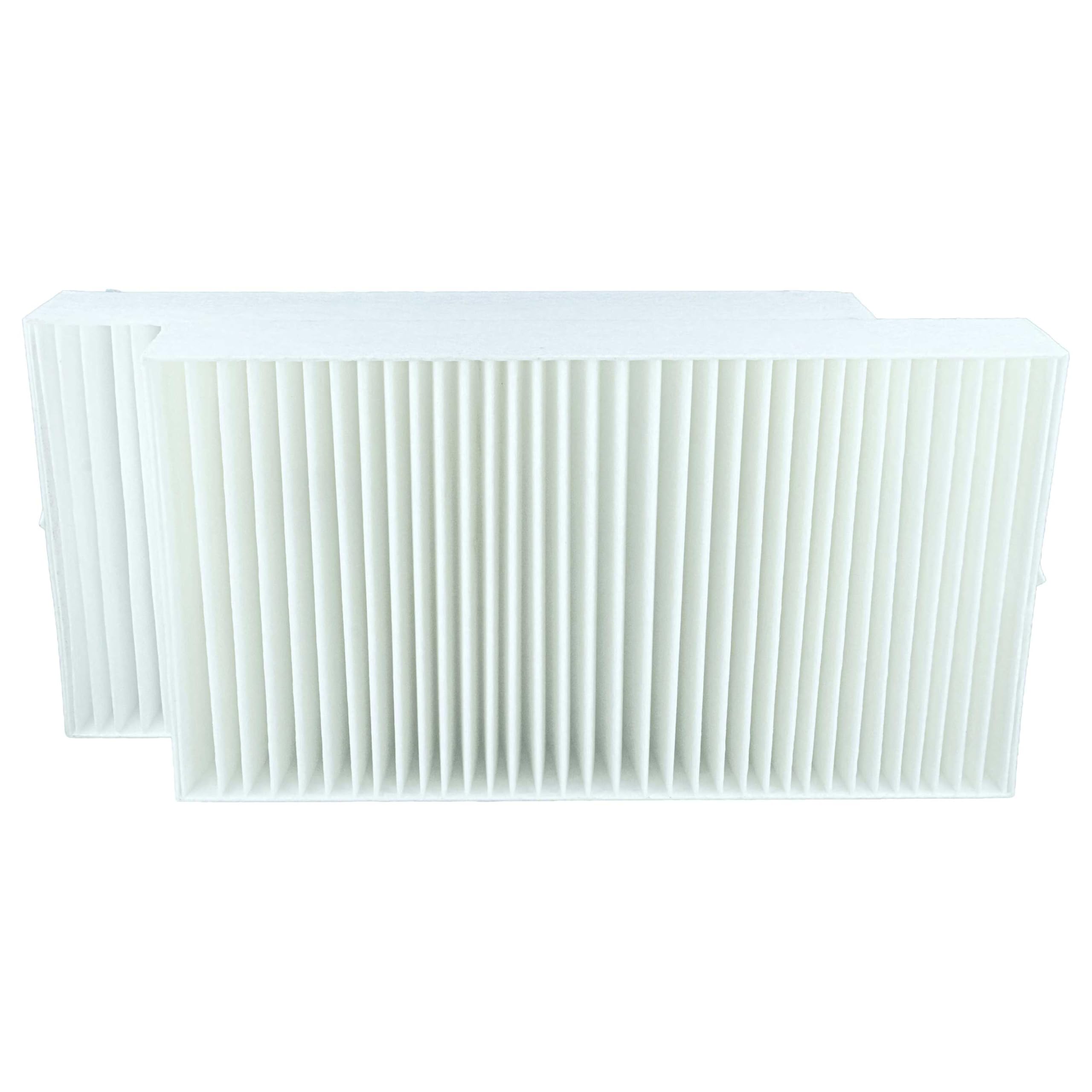 vhbw Zestaw filtrów zamiennych do Bosch 7738113333 | do urządzenia wentylacyjnego – filtr powietrza G4 / F7 (2 sztuki), 27 x 15 x 4,6 cm, biały