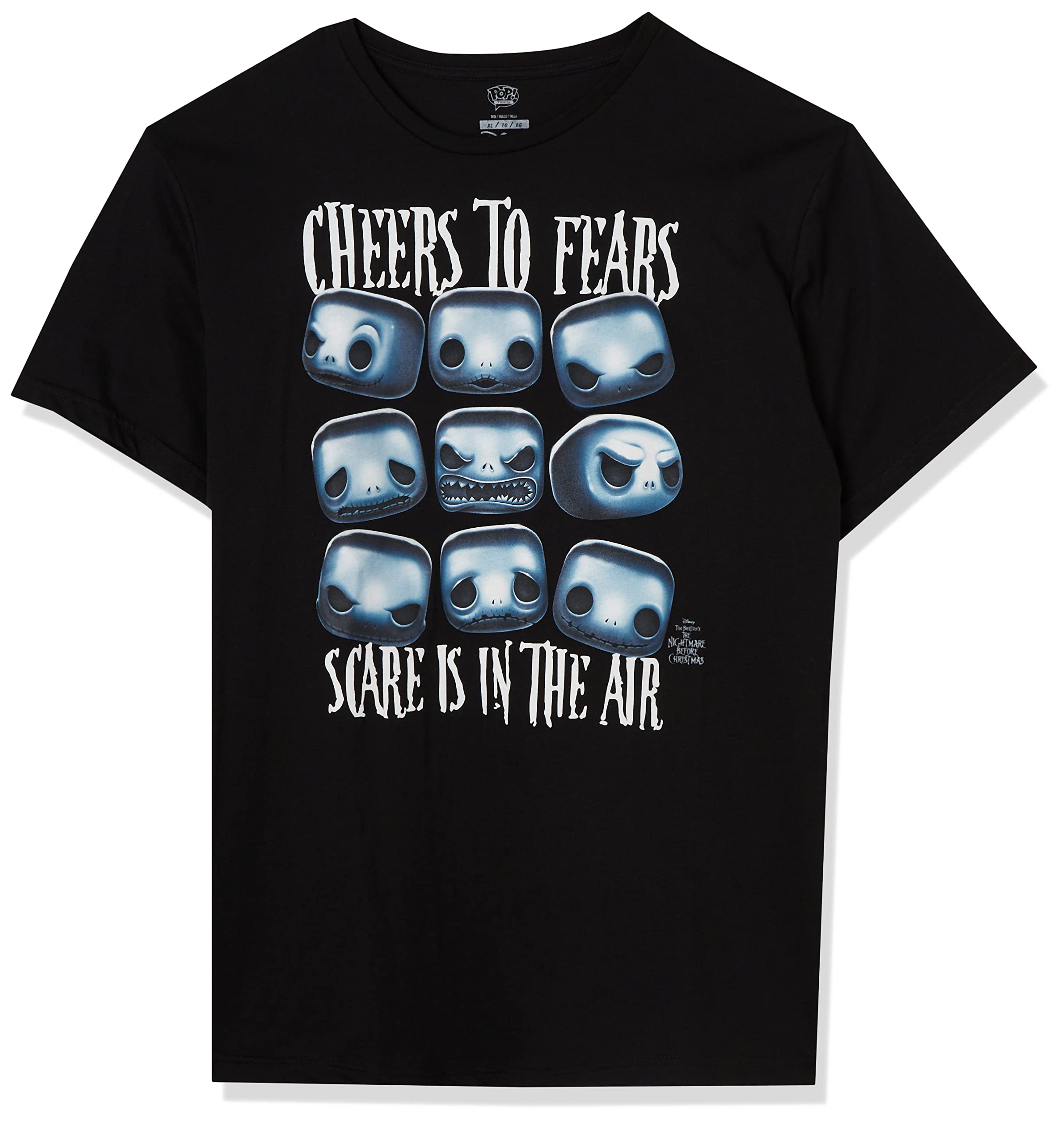 FunkoFunko Loose Tee: Disney: Nightmare Before Christmas: Cheers to Fea to Fea - Extra Large - (XL)- T-Shirt - Clothes - Gift Idea - Short Sleeve Top for Adults Unisex Men and Women