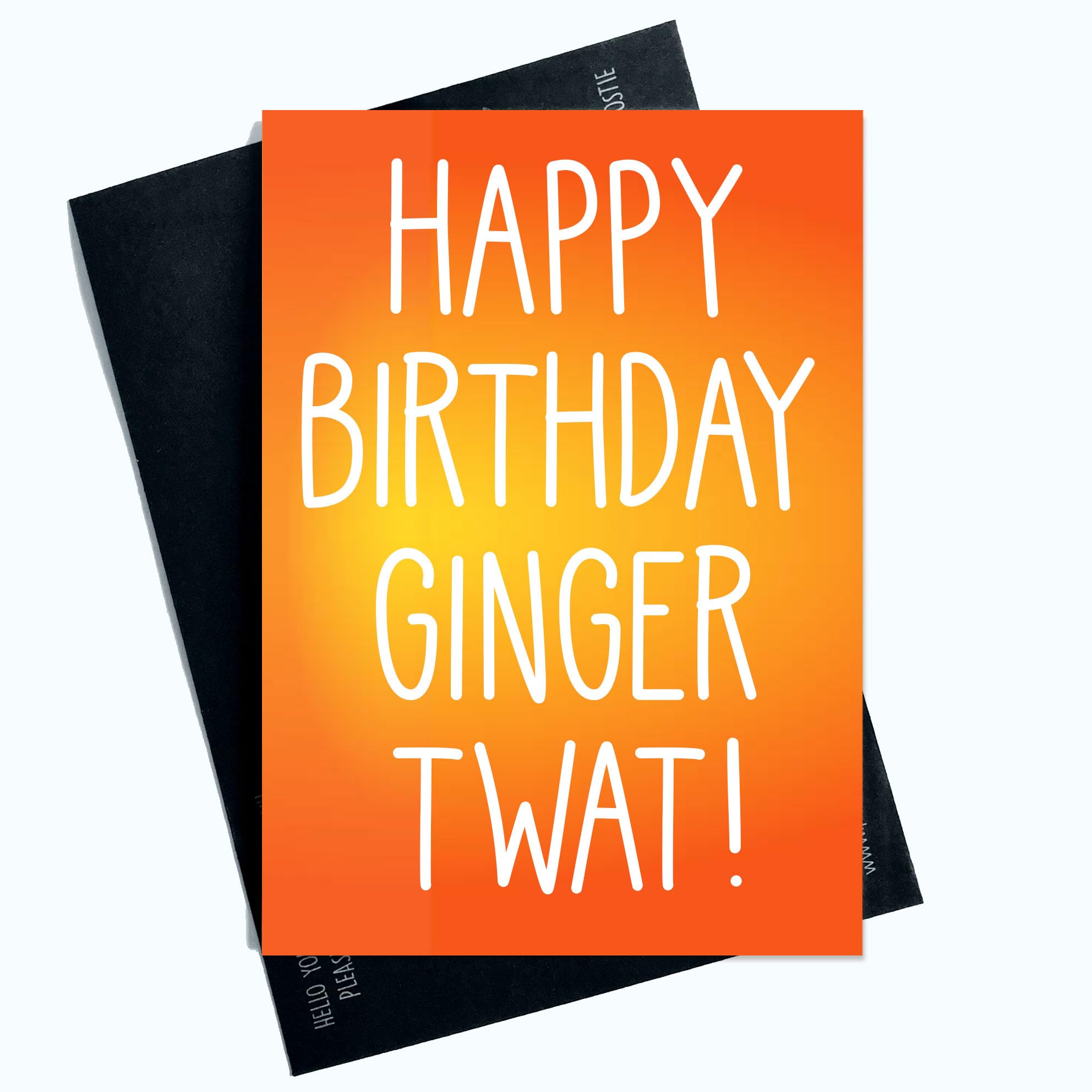 Funny Birthday Ginger Cards Happy Birthday Ginger Greeting Card Joke Laughter Fun Novelty SP65