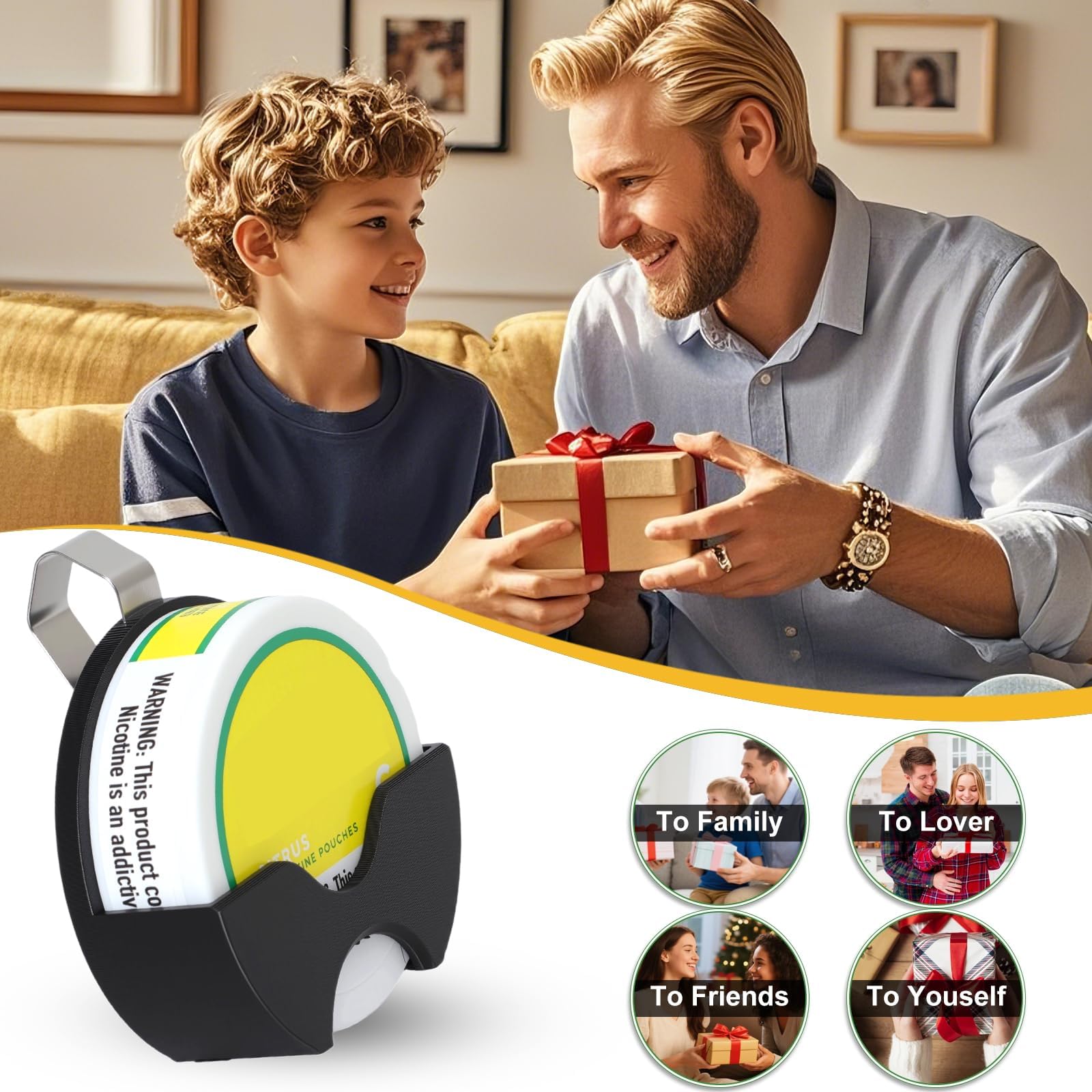 Car Visor Clip Holder for ZYN Universal high-Temperature Resistant Sun Visor Accessories Car Accessories for Organization Fit Most — view 6