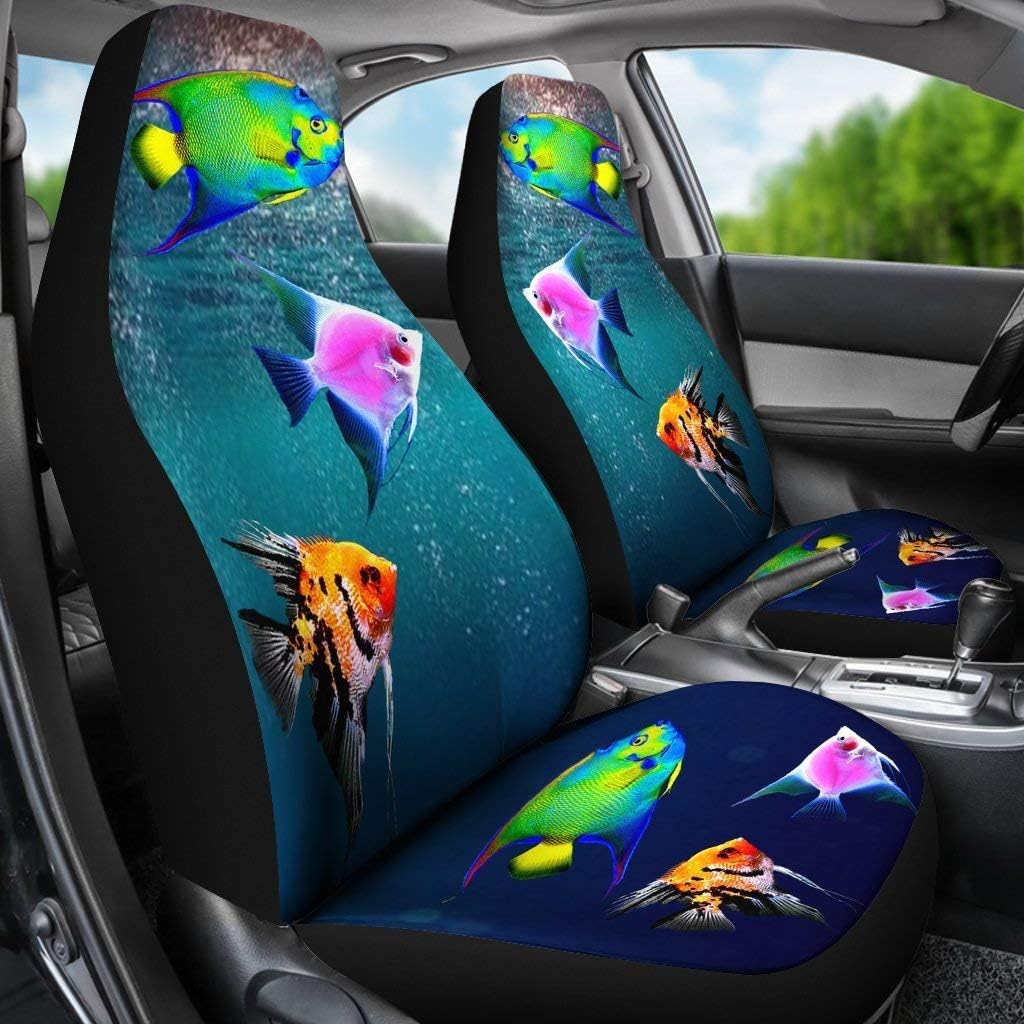 Angelfish Print Car Seat Covers