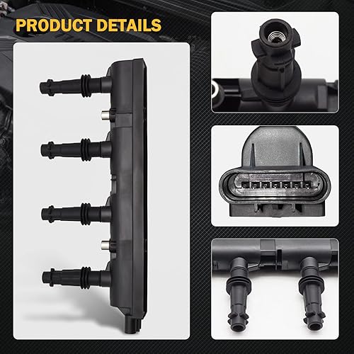 Miniatura 5 de Paquete de bobinas de encendido UF669 para Chevy Cruze Sonic Trax Volt Buick Encore Cadillac ELR L4 1.4L solo 55577898 55579072 D521C