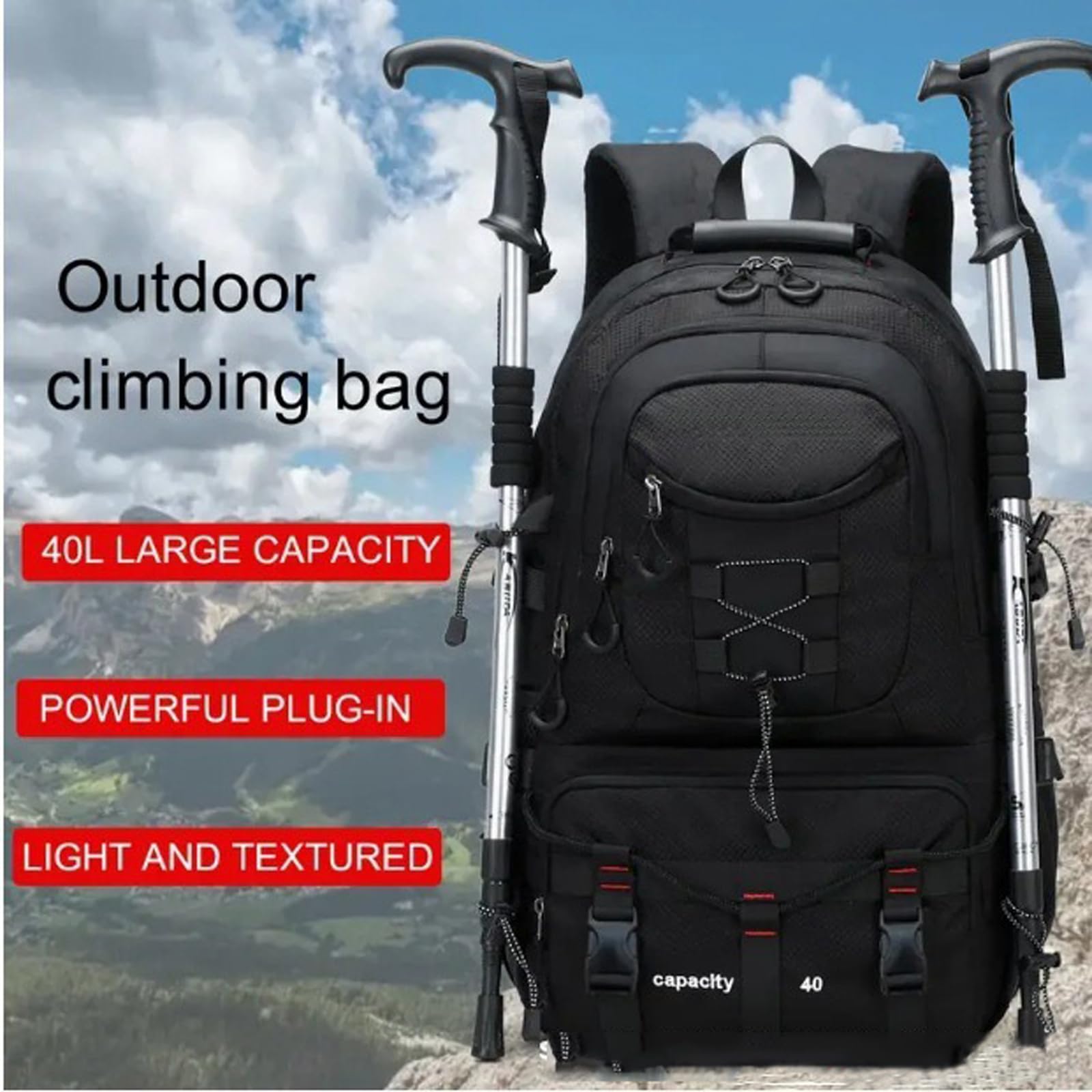 Wasserdichter Reiserucksack für Outdoor-Abenteuer und Wanderausrüstung