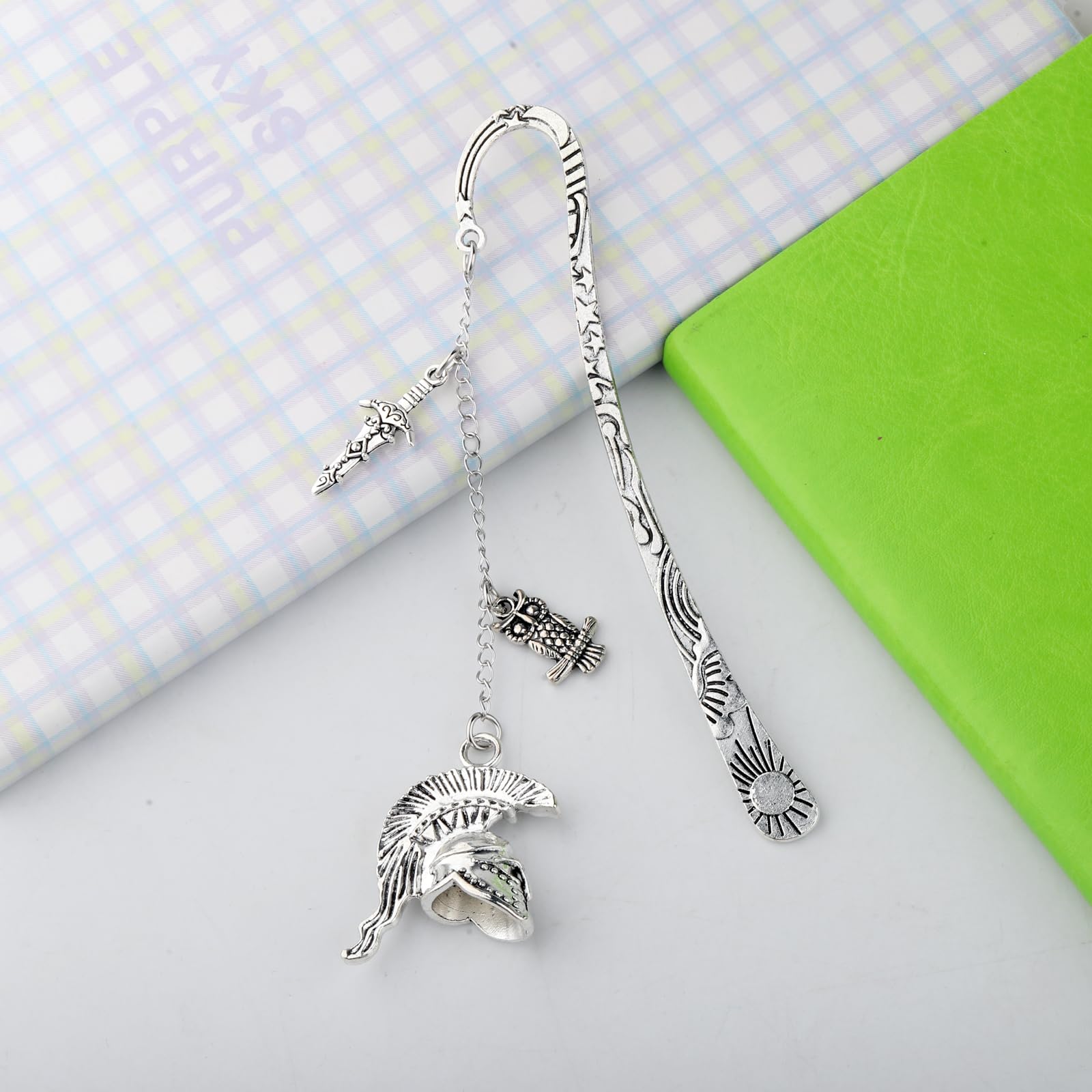 KUIYAI Greek Goddess Athena Bookmark for Book Lover Goddess of Wisdom Mythology Gift Owl of Athena Gift (Athena bm2UK) - Image 3