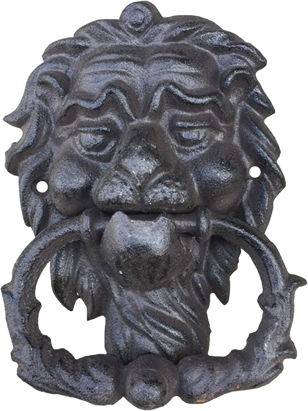 Luxury Wall Decor Restorer Supply Solemn Front Door Knocker Old and Rusty Old Man Finish Vintage Garden Fence Gate Knockers Cottage Pull Ring Knobs for Home Cabinet Decorations for The Home