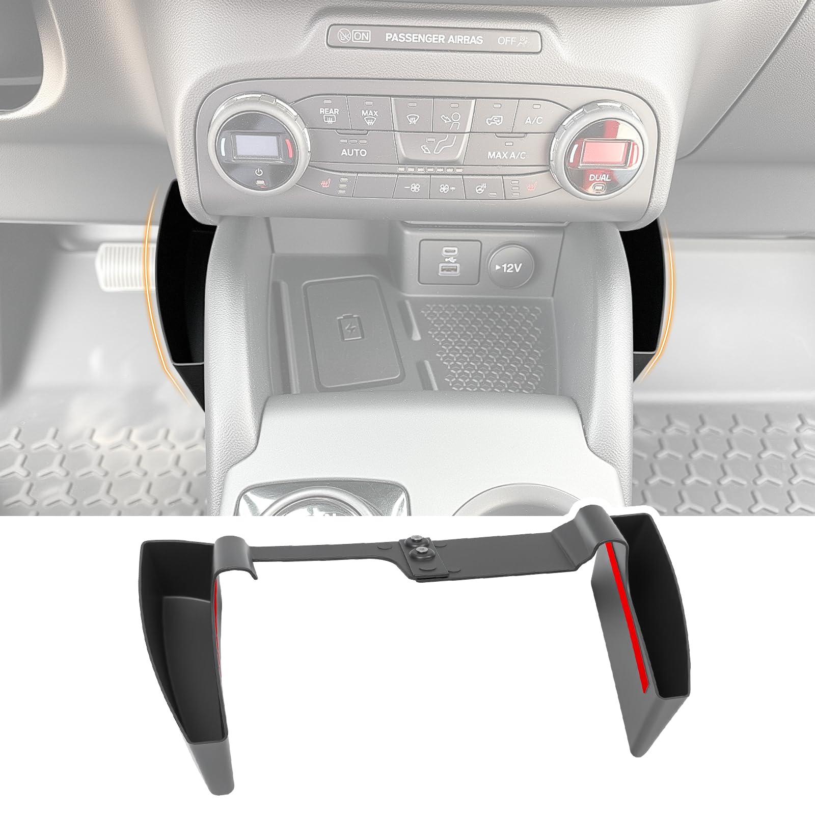 Photo 1 of ***MISSING PARTS***
HUYINPJ Center Console Organizer Compatible with 2021-2024 Ford Bronco Sport/2020-2024 Ford Escape Shifter Storage Gear Side Storage Organizer for Bronco Sport/Escape Accessories(Shifter Tray)