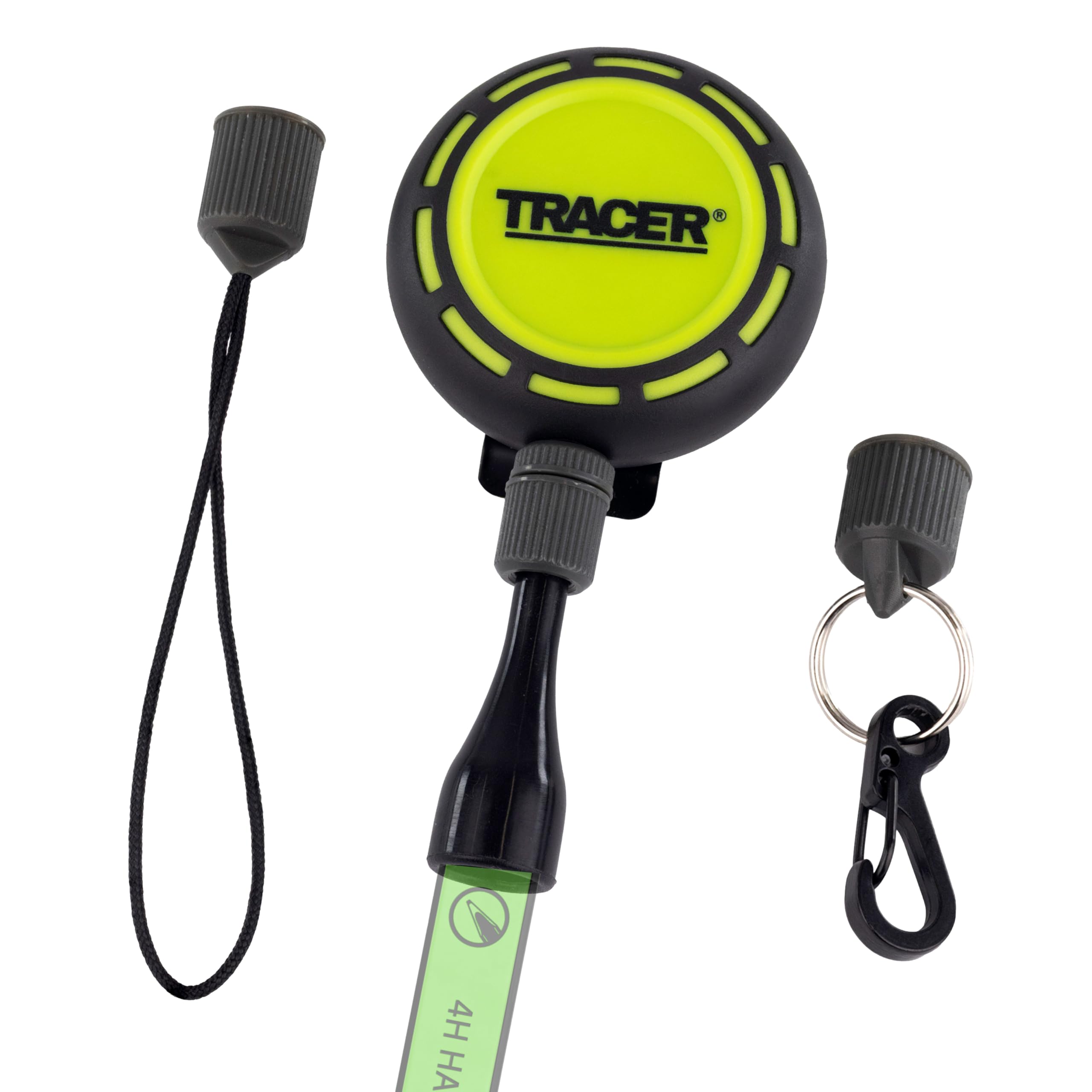 TRACER Retractable Holster (Pencil Pull) – Heavy-Duty Belt Clip | Carabiner & Lanyard Attachments | Quick-Access Retraction | Compatible with TRACER Deep Hole Pencils & Carpenters Pencils