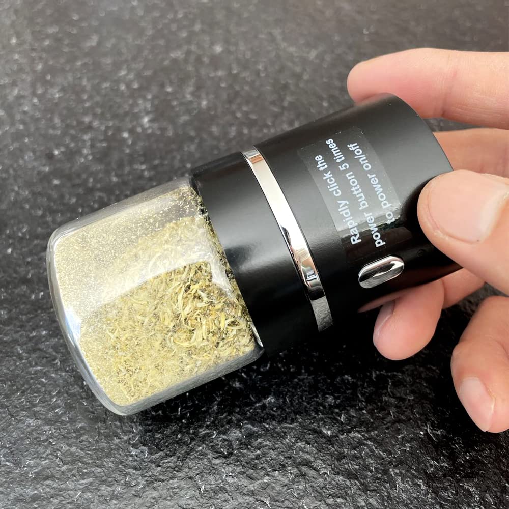 Bud Buster USB Rechargeable Electric Herb Grinder – 1.7oz Glass Jar, Fast  Grinding, Multiple Colors Ltq Vapor
