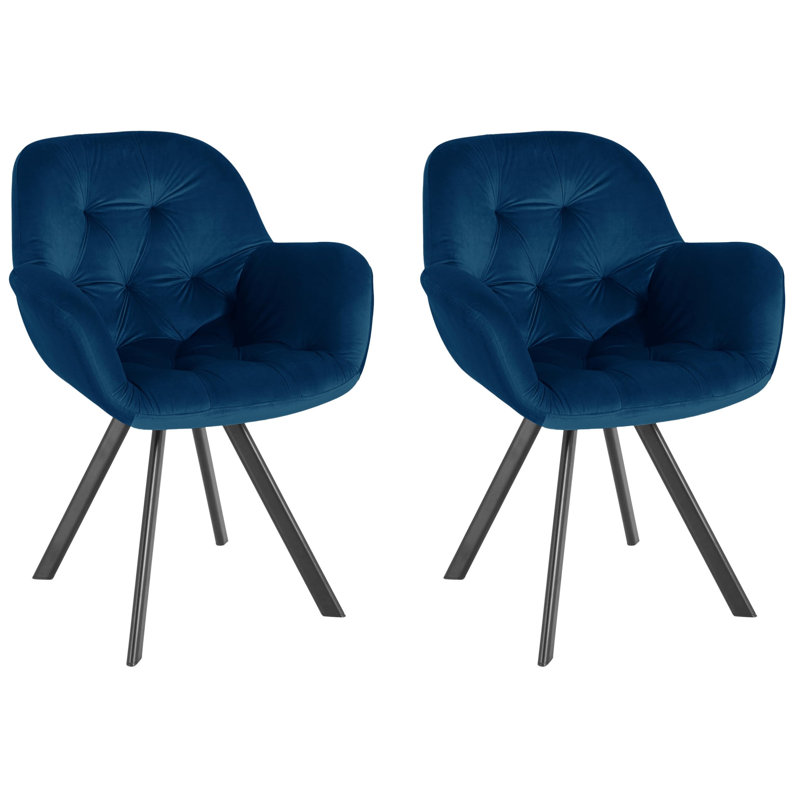 Dorel Home Elli Set Of 2 Velvet Dining Chairs