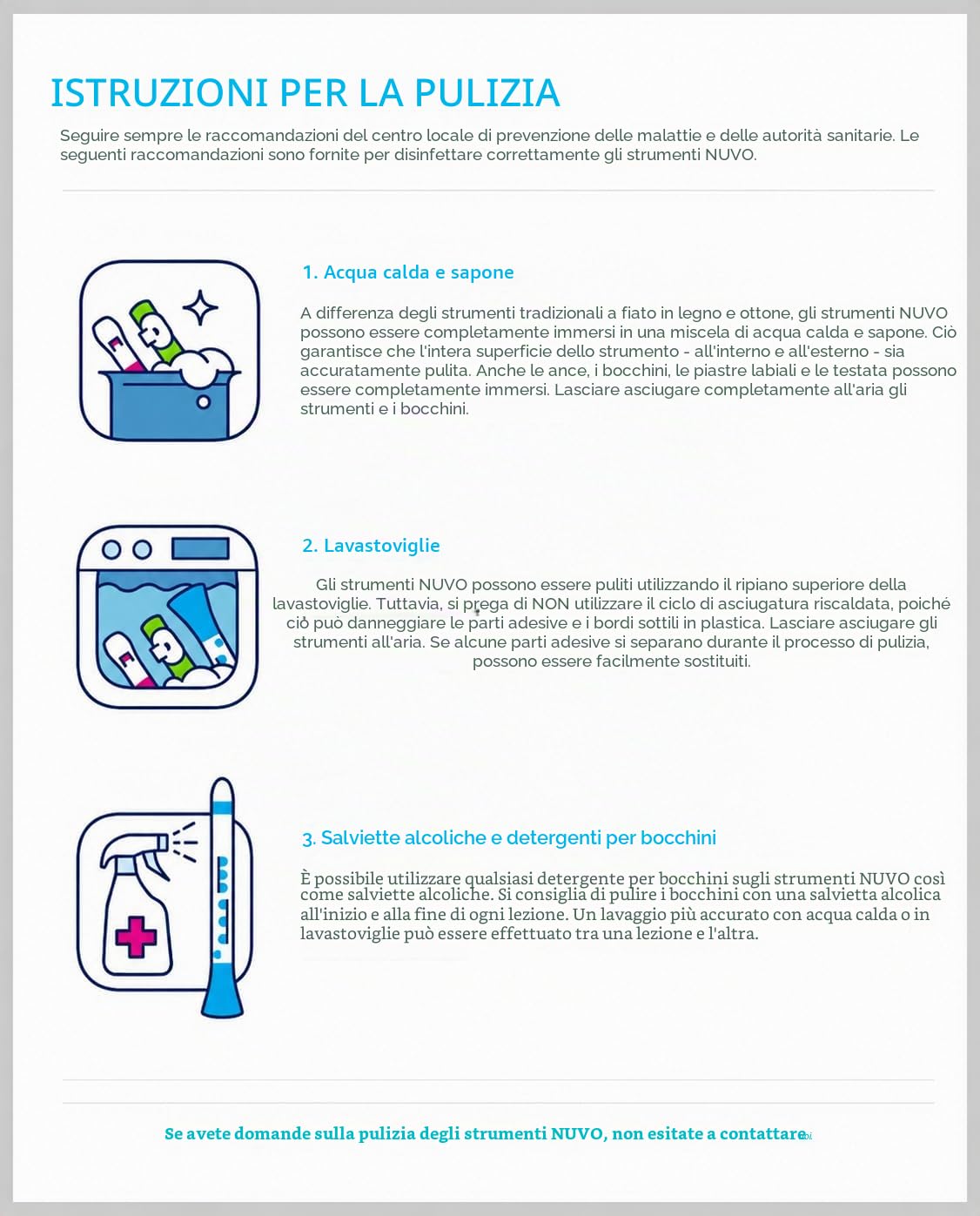 Flauto Studente 2.0 - Argento/Nero