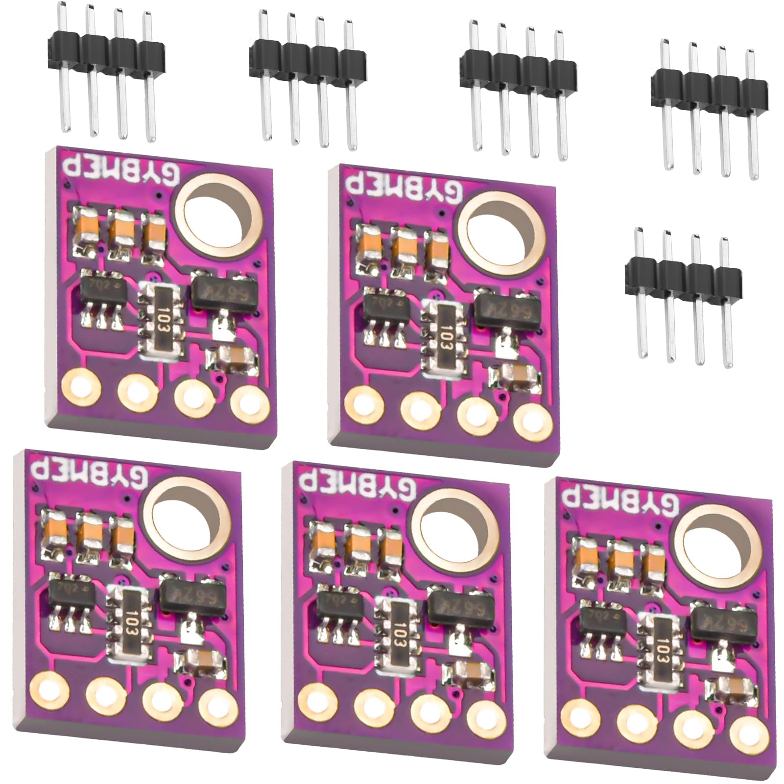 XICOOLEE BME280 milieusensor, luchtvochtigheidstemperatuur, barometrische drukmonitoring module, ondersteuning I2C/SPI-interface compatibel met 3,3 V en 5 V