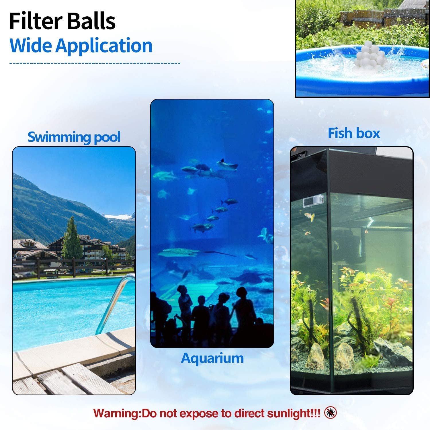 Bolas Piscina Infantil Bolas 700g,Bolas De Filtro De Piscina De 700 G Para Filtro Piscina